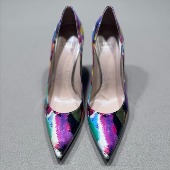 Stuart Weitzman Shoes - Stuart Weitzman Heist Bright Candy Aniline Patent Leather Pumps